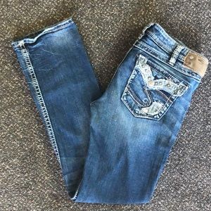 Silver “Tuesday” MID baby BOOT Jeans Size 30/33